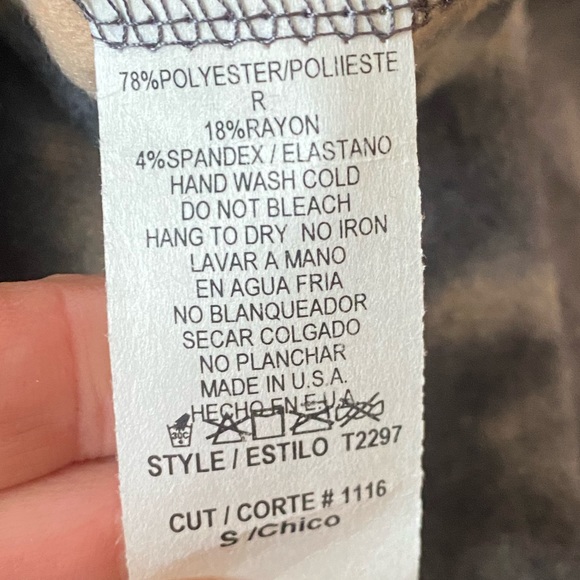 Together Clothing French Terry Tie Dye Dress  sizes S M L - Picture 7 of 8